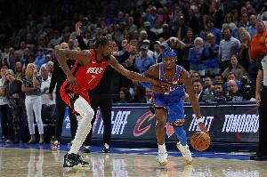 杜兰特谈SGA一连126场20+：了不起 他刚进同盟的时间有点被忽视_24直播网