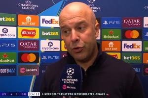 斯洛特：看了我们今晚体现巴黎不会想与我们交手，，，，，，球迷的气氛很棒_24直播网