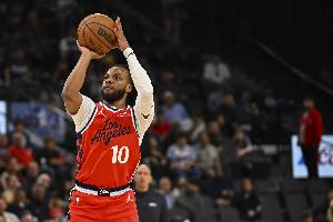 加兰在快船前七场首发时合计至少30三分50助攻 NBA恣意队历史首人_24直播网