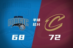 半场战报-骑士72-68领先魔术 哈登22分 米切尔16分 班凯罗21分_24直播网