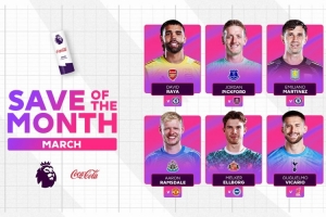 英超3月最佳扑救候。。。豪恰⑵た烁５隆⒋舐矶〉惹蛟钡钠司热胛24直播网