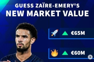 目今5000万欧！德转预热埃梅里身价：最高可能涨至6500万欧_24直播网