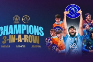 官方：曼城电竞队夺得英超电竞联赛3连冠，，成为首支4次夺冠的步队_24直播网