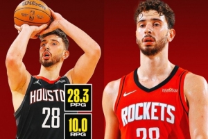 近3战场均28.3分10板6.8助2.8帽！火媒：MVP级 申京展现了统治力_24直播网