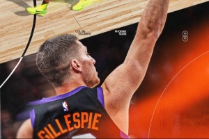 里程碑！吉莱斯皮三分总数超昆汀·理查德森创队史单赛季纪录！_24直播网