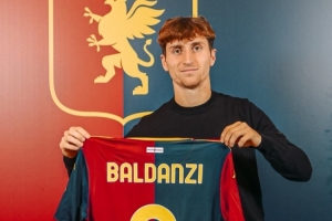 巴尔丹齐：我被热那亚球迷的热情绪动，，，希望资助球队乐成保级_24直播网