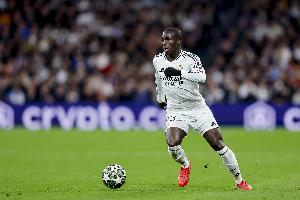 本赛季仅进场5次！皇马跟队：门迪已经完成了他的首次全队合练_24直播网