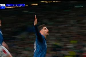 替补连线！马丁内利助攻哈弗茨第91分钟破门，，，，阿森纳1-0领先！_24直播网