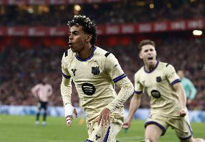 本赛季进球和助攻数均上双，，，，，，亚马尔是五大联赛第三位做到的球员_24直播网