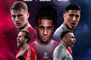 拜仁官方晒海报预热对阵皇马：奥利塞C位出镜，，，，，凯恩PK姆巴佩_24直播网