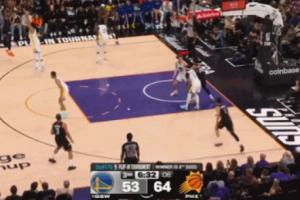 风雪融化成暴雨！杰伦·格林单打撤步三分颠进 个人第6记_24直播网