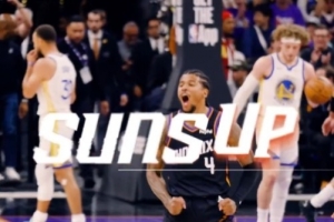 是金子到哪都发光！太阳晒杰伦·格林赢球海报庆祝晋级季后赛_24直播网