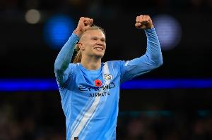 哈兰等蚊曼城以来对阿森纳进6球同期最多，，，，，，近4次对阵均破门_24直播网