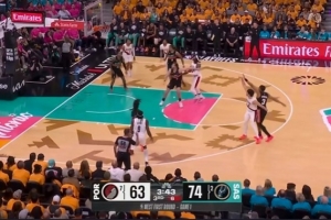 全靠你了！阿夫迪亚借掩护三分再中 率队苦苦支持_24直播网