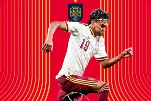 西班牙队祝贺亚马尔：从最佳突破奖到最佳青年运发动奖，，，，，，为你自满_24直播网